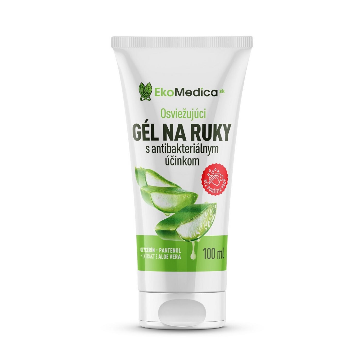 EkoMedica Gél na ruky s antibakteriálnym účinkom 100 ml - Ničí 99, 9% vírusov a baktérií - Antibakteriálne gély - 1