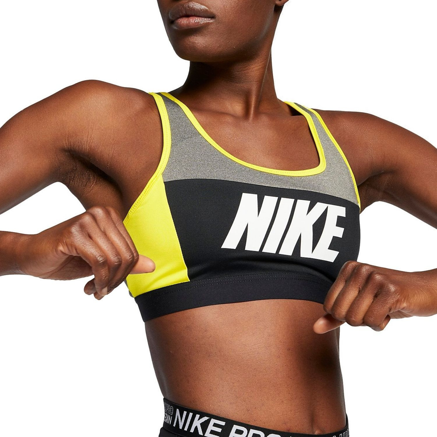 Športová podprsenka NIKE SPRT Dstrt Classic Carbon - Športové podprsenky - 1