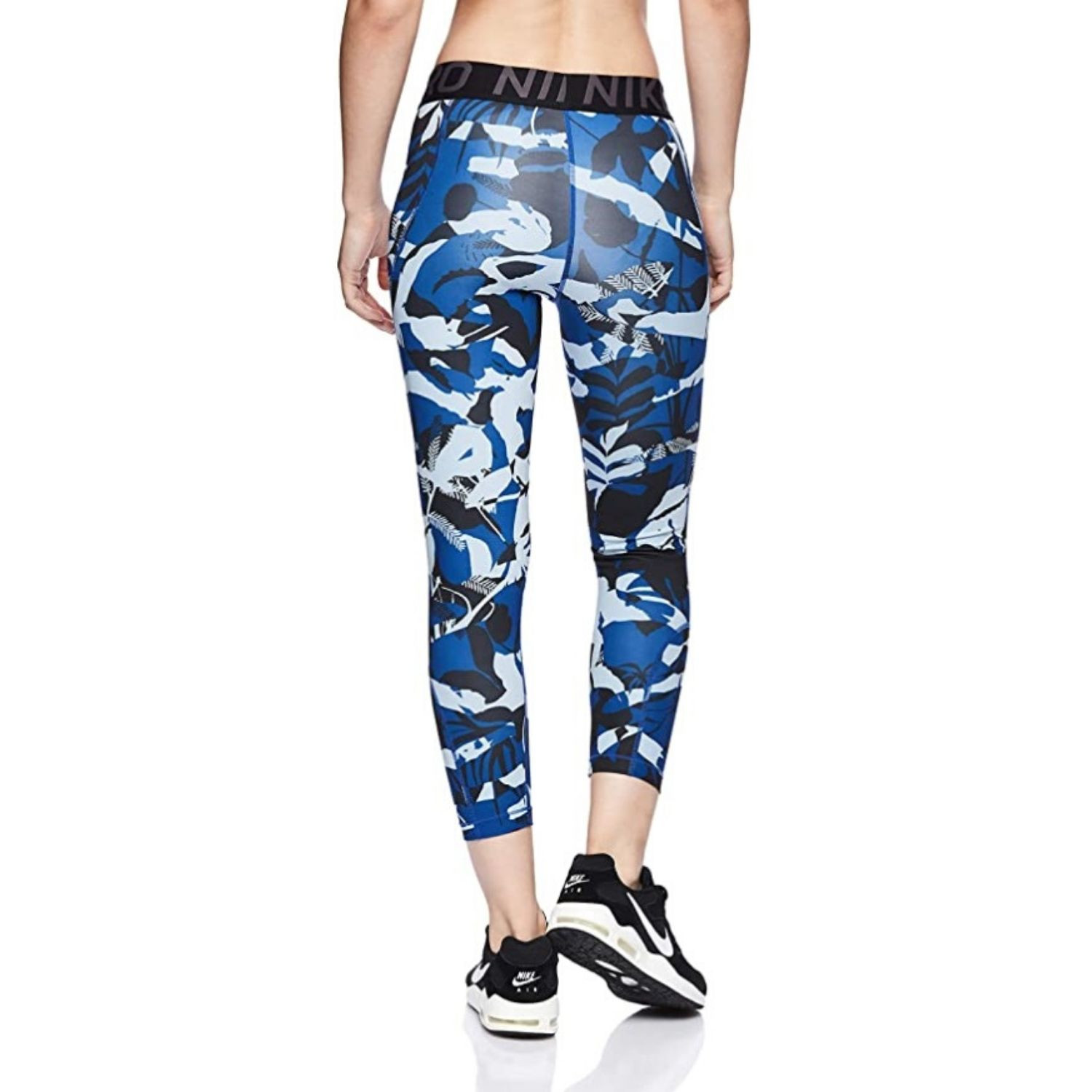 Legíny NIKE Forest Camo Crop Indigo - Legíny - 2