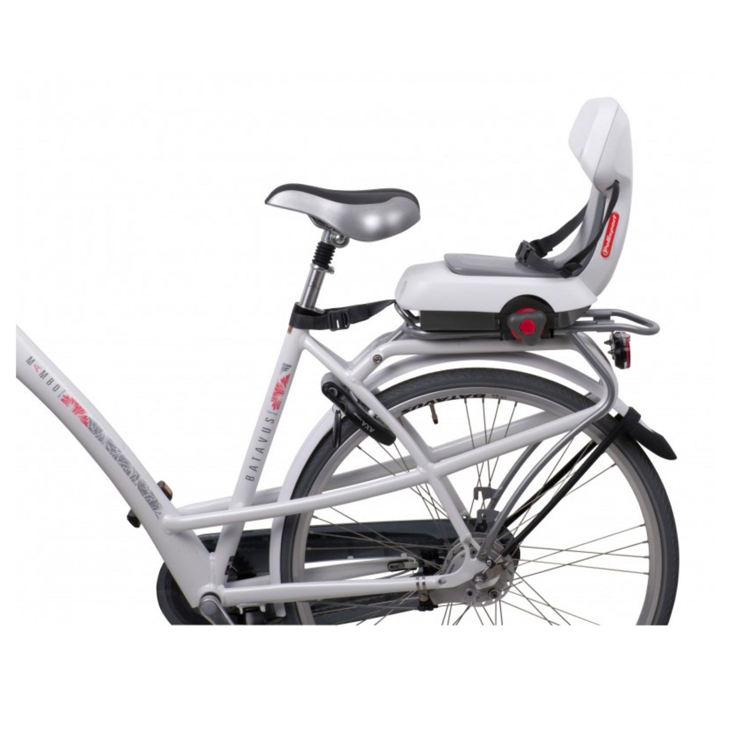Detská sedačka POLISPORT Guppy Junior na nosič Dark Grey - Detské sedačky - 7
