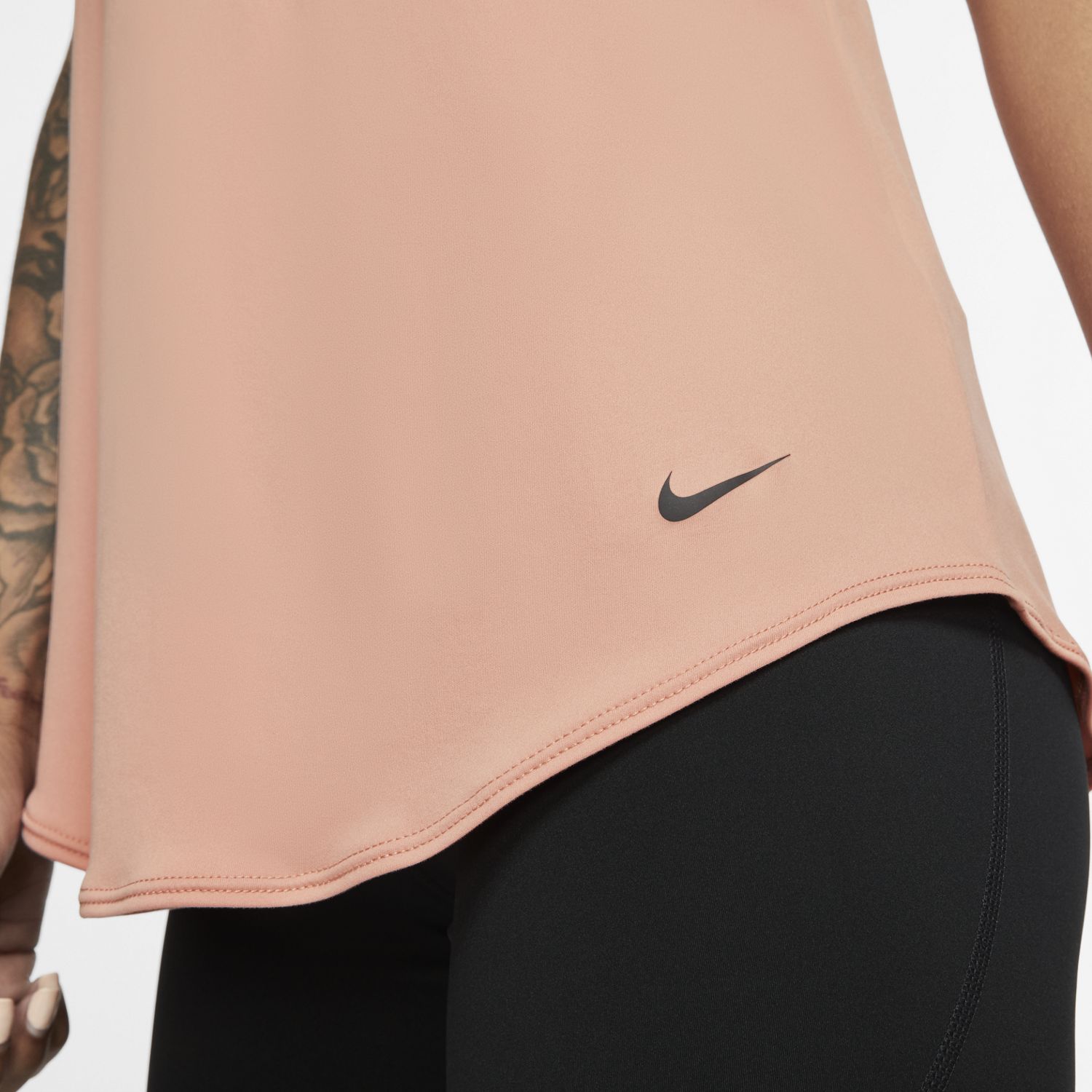 Dámske tielko NIKE Dry Elastika Pink/Black - Dámske oblečenie - 3