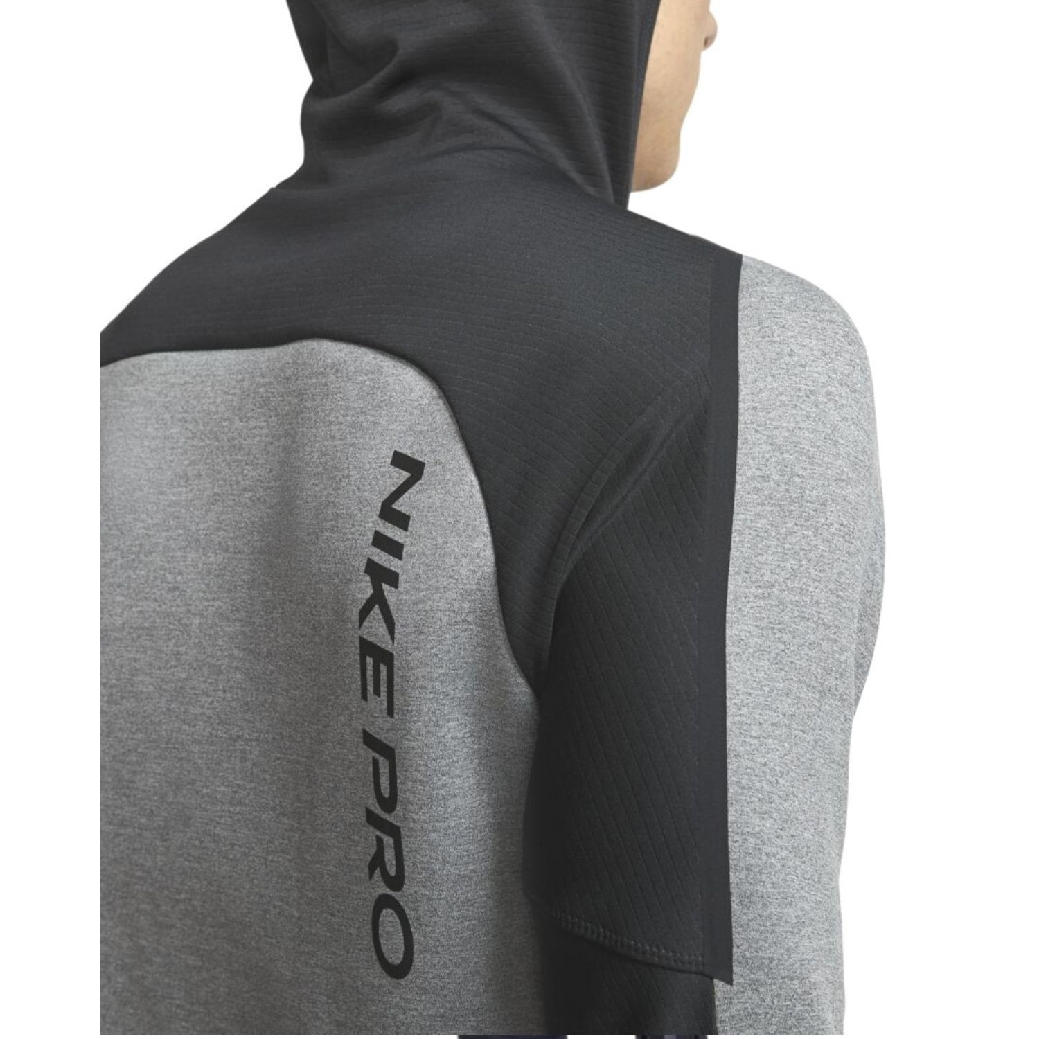 Mikina NIKE M NK HD PO FLC NPC Grey - Mikiny s kapucňou - 2