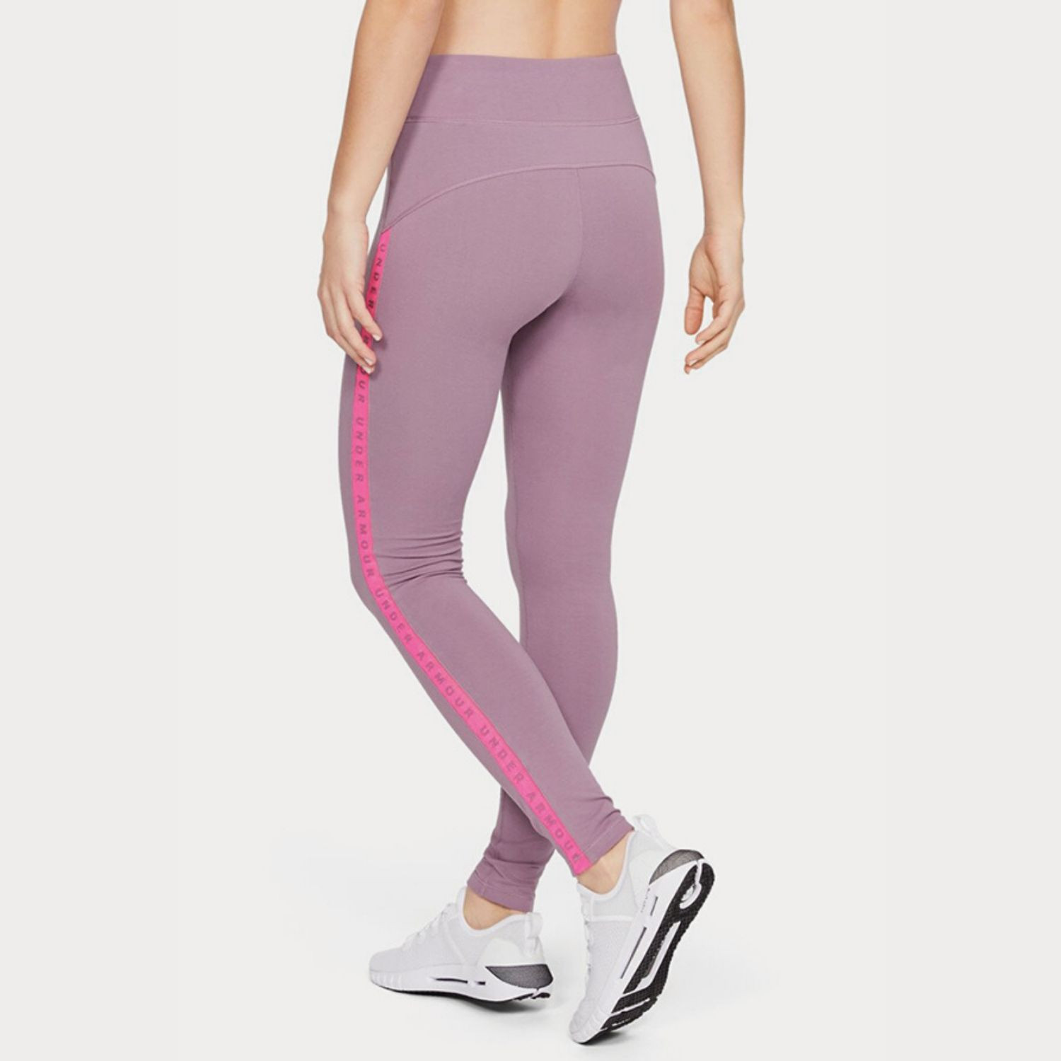 Dámske legíny UNDER ARMOUR Taped Favorite Legging Purple Prime - Legíny - 2