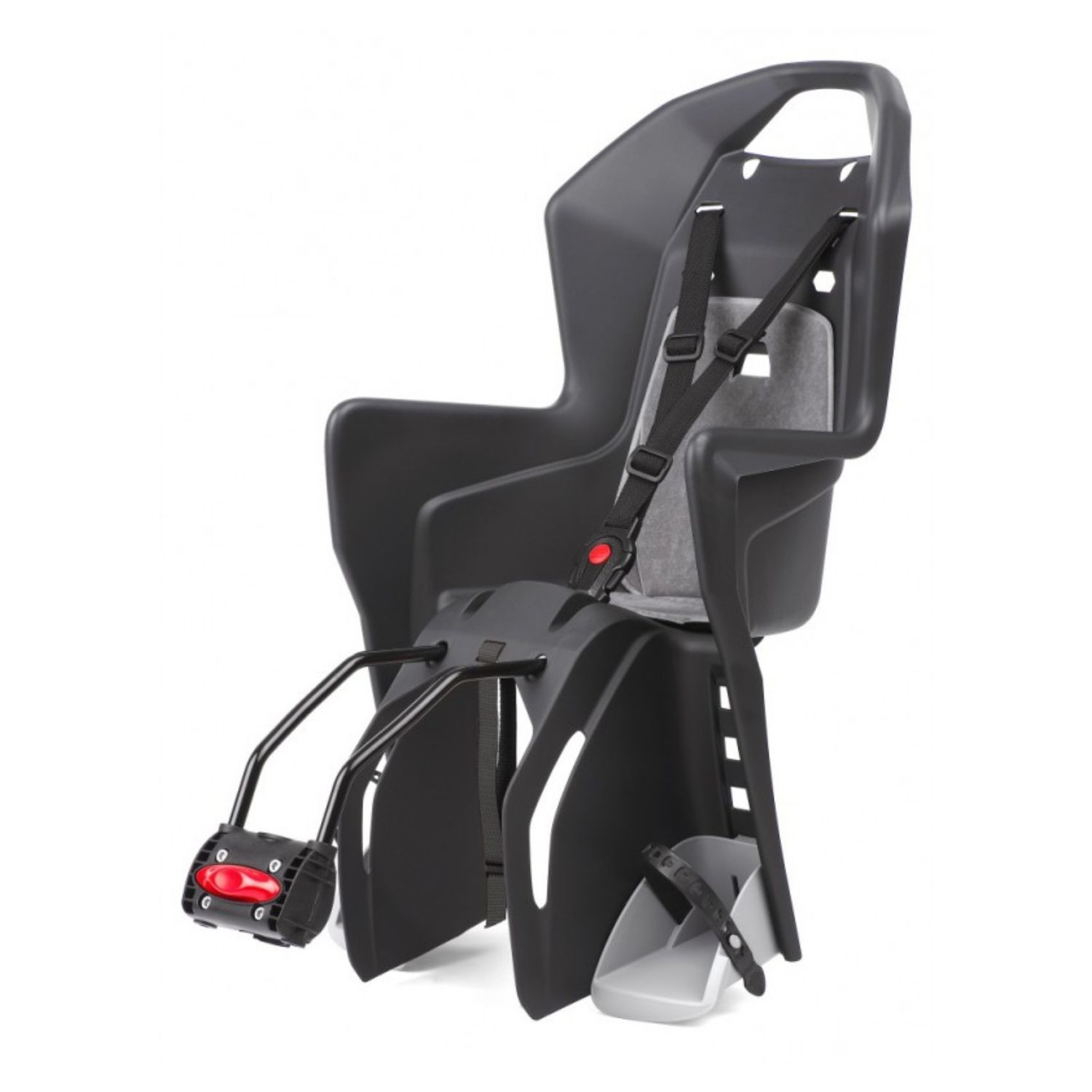 Detská sedačka zadná POLISPORT Koolah na sedl. trubku Dark Grey - Detské sedačky - 1