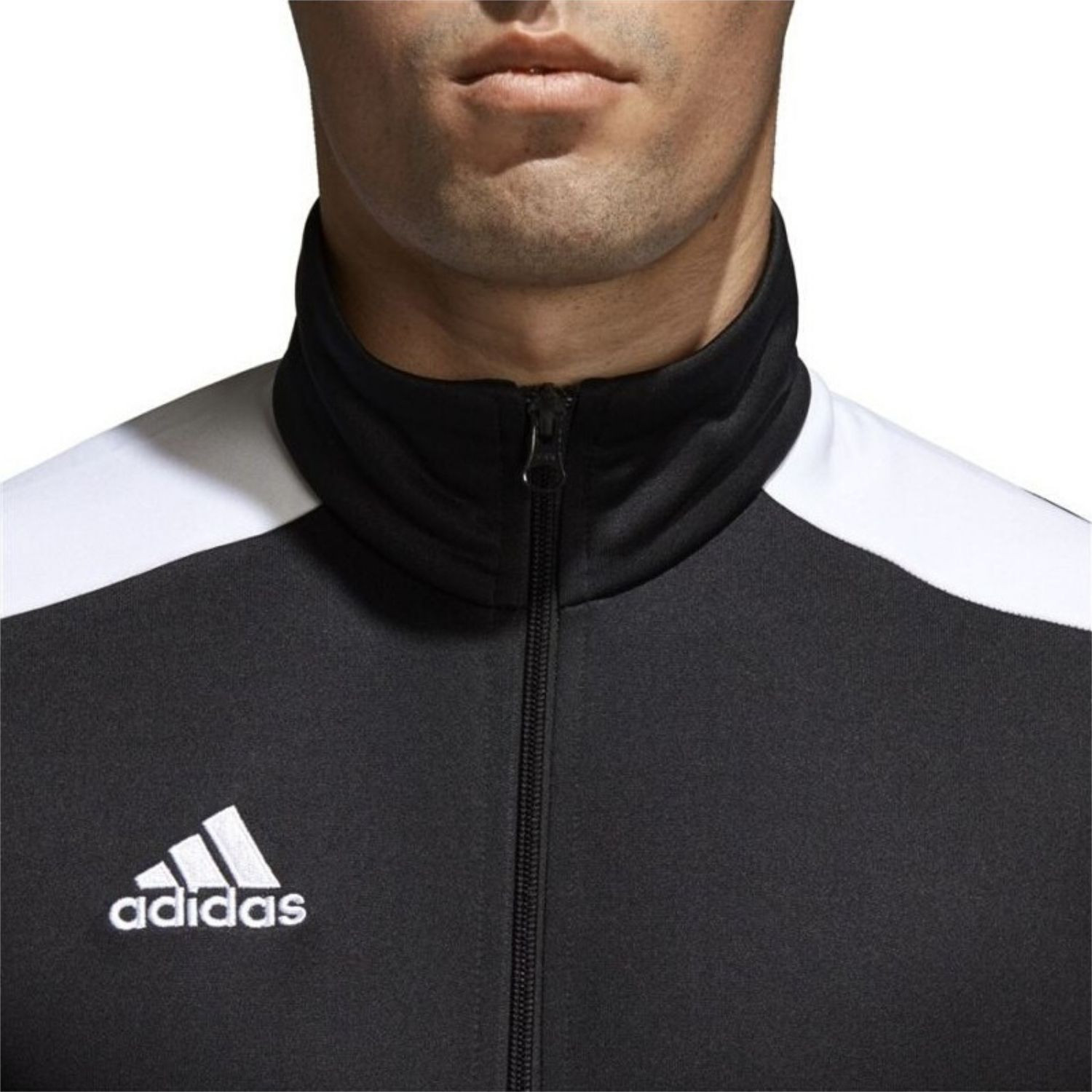 Mikina Adidas Regista 18 BLK/WHT - Mikiny bez kapucne - 2