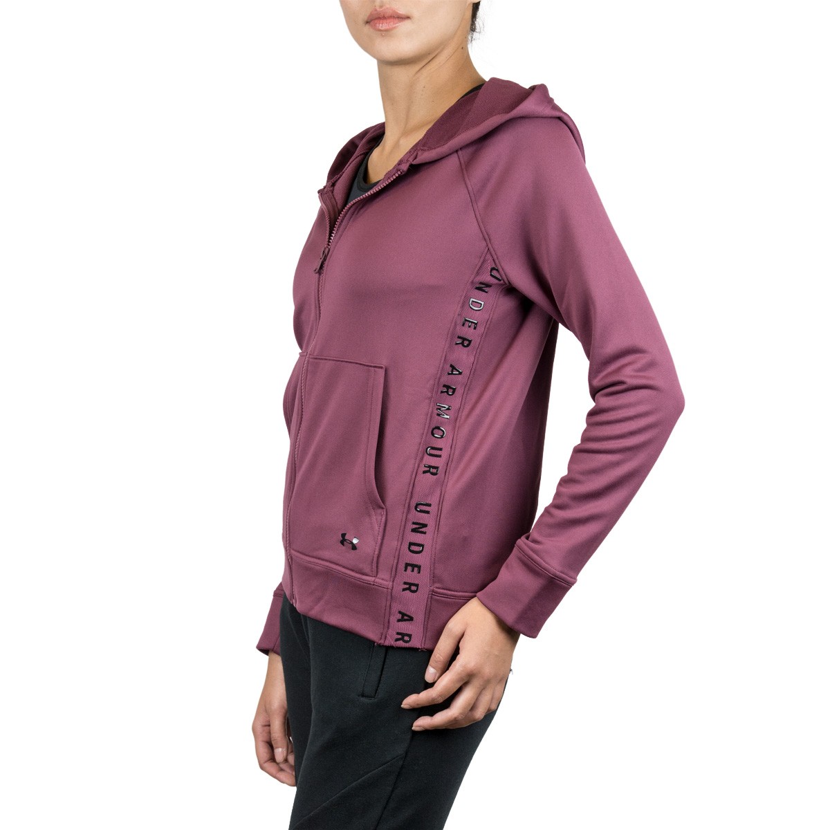 Dámska mikina UNDER ARMOUR Tech Terry FZ Purple - Mikiny s kapucňou - 2