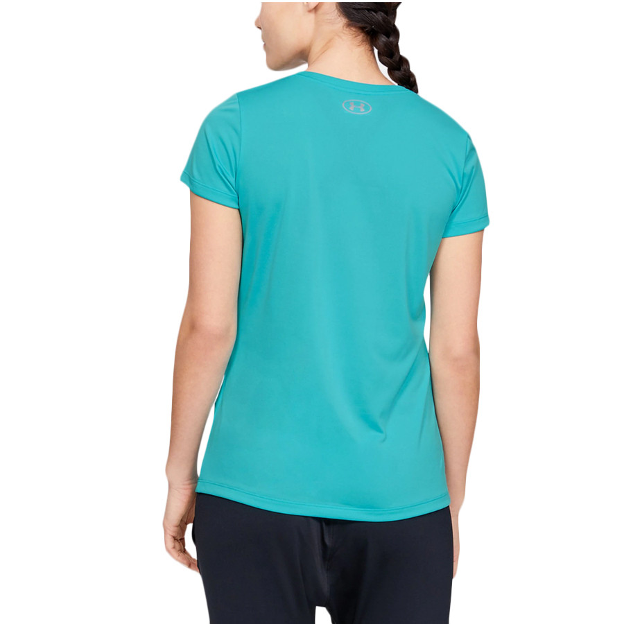 Dámske tričko UNDER ARMOUR Tech SSC Graphic Breathtaking Blue/Black - Dámske oblečenie - 2