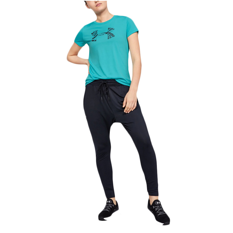 Dámske tričko UNDER ARMOUR Tech SSC Graphic Breathtaking Blue/Black - Dámske oblečenie - 3