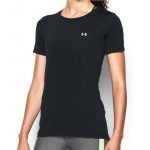 Tričko UNDER ARMOUR HeatGear Armour SS W čierne