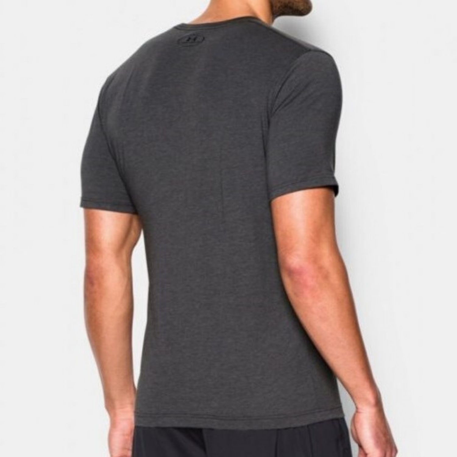 Tričko UNDER ARMOUR CC Left Chest Lockup Grey/Black - OBLEČENIE - 2