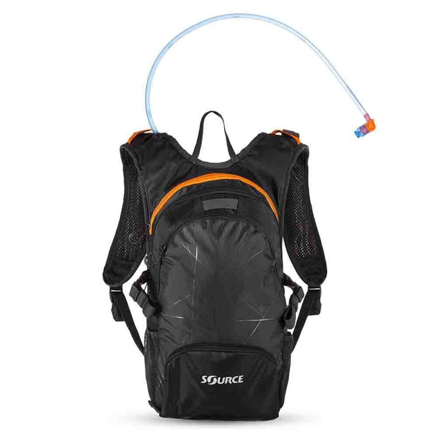 Batoh s pitným vakom SOURCE Fuse 2+6L Black/Orange - Batohy turistické - 1