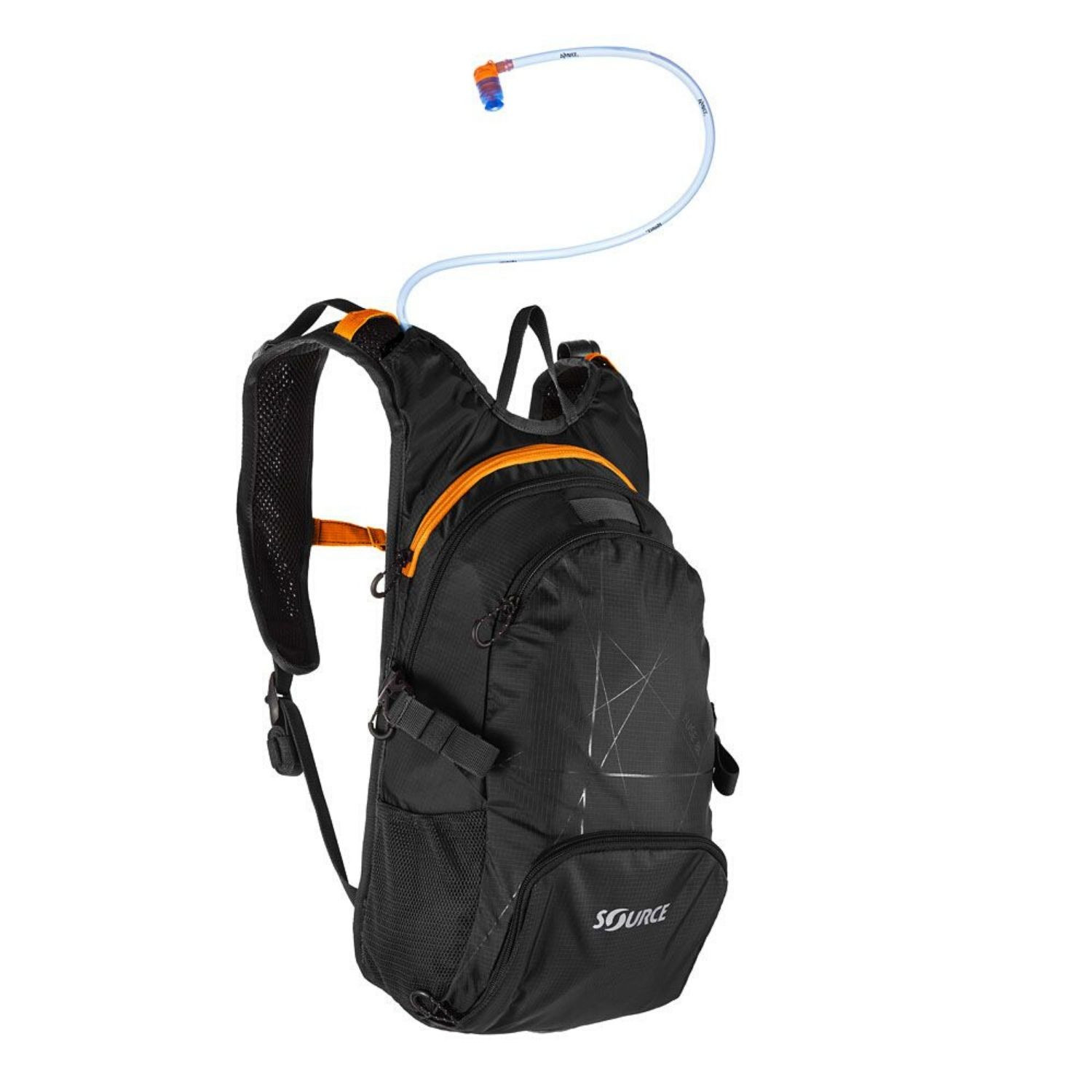 Batoh s pitným vakom SOURCE Fuse 2+6L Black/Orange - Batohy turistické - 3