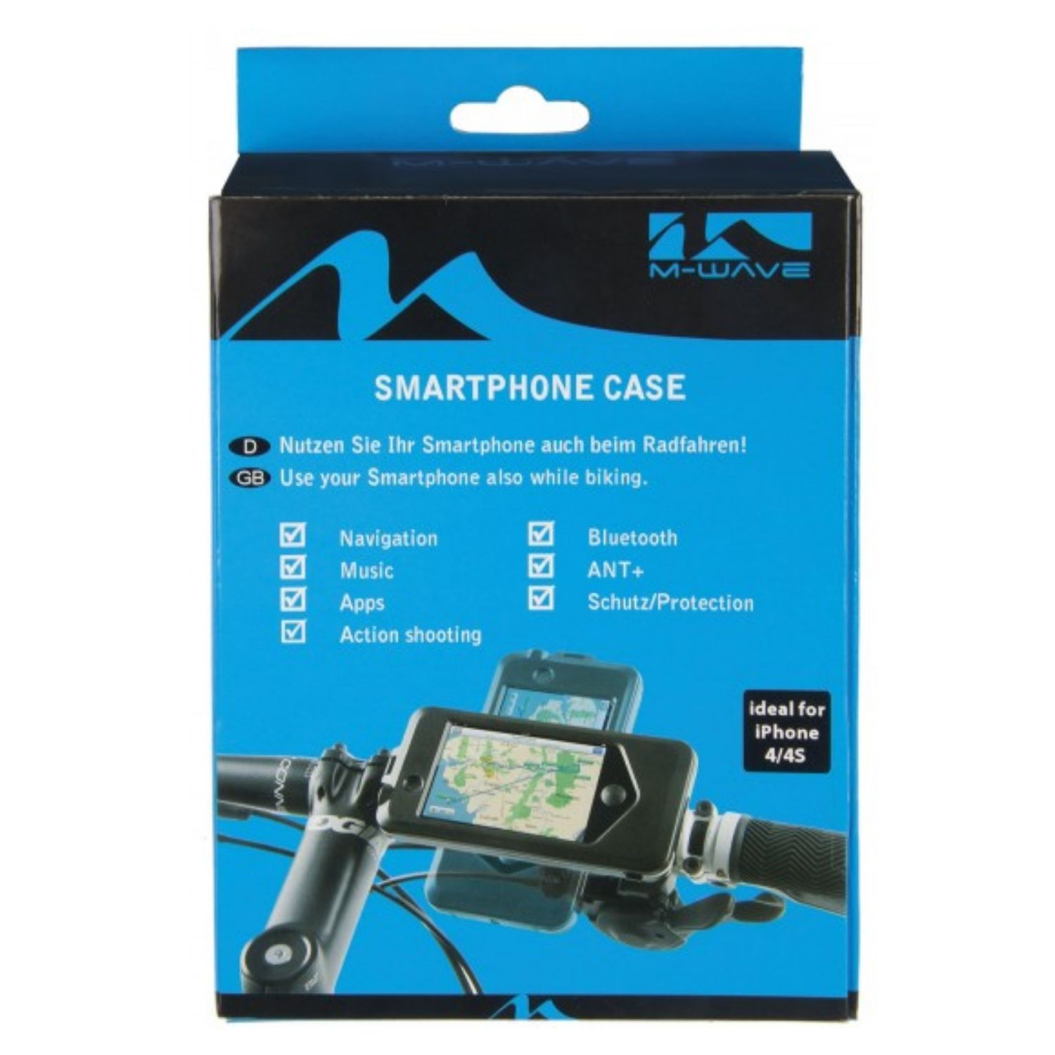 Držiak na mobil M-WAVE Black - Doplnky k cyclopočítačom - 2