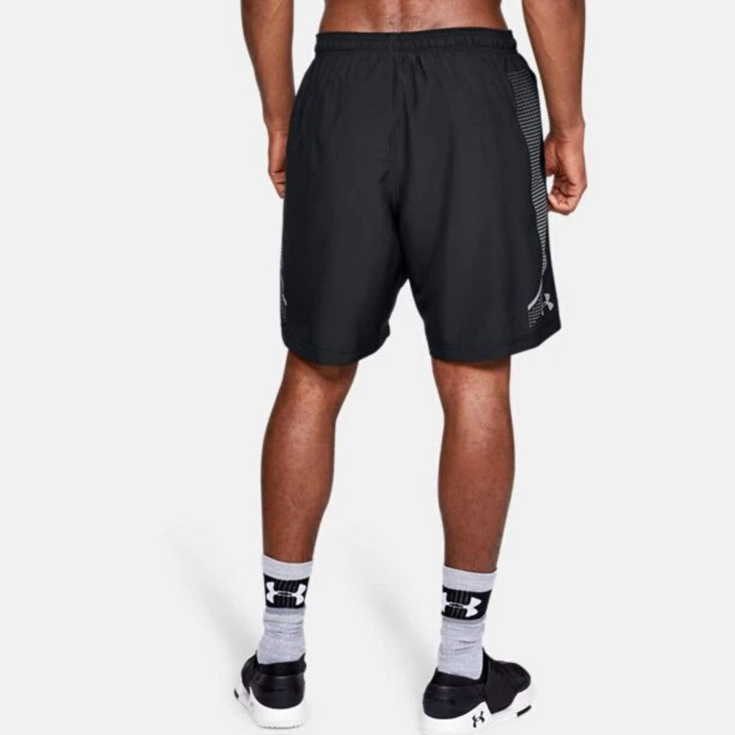 Šortky UNDER ARMOUR Woven Graphic Short Black/Grey - Kraťasy & Šortky - 2