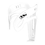 Košík na fľašu M-WAVE White