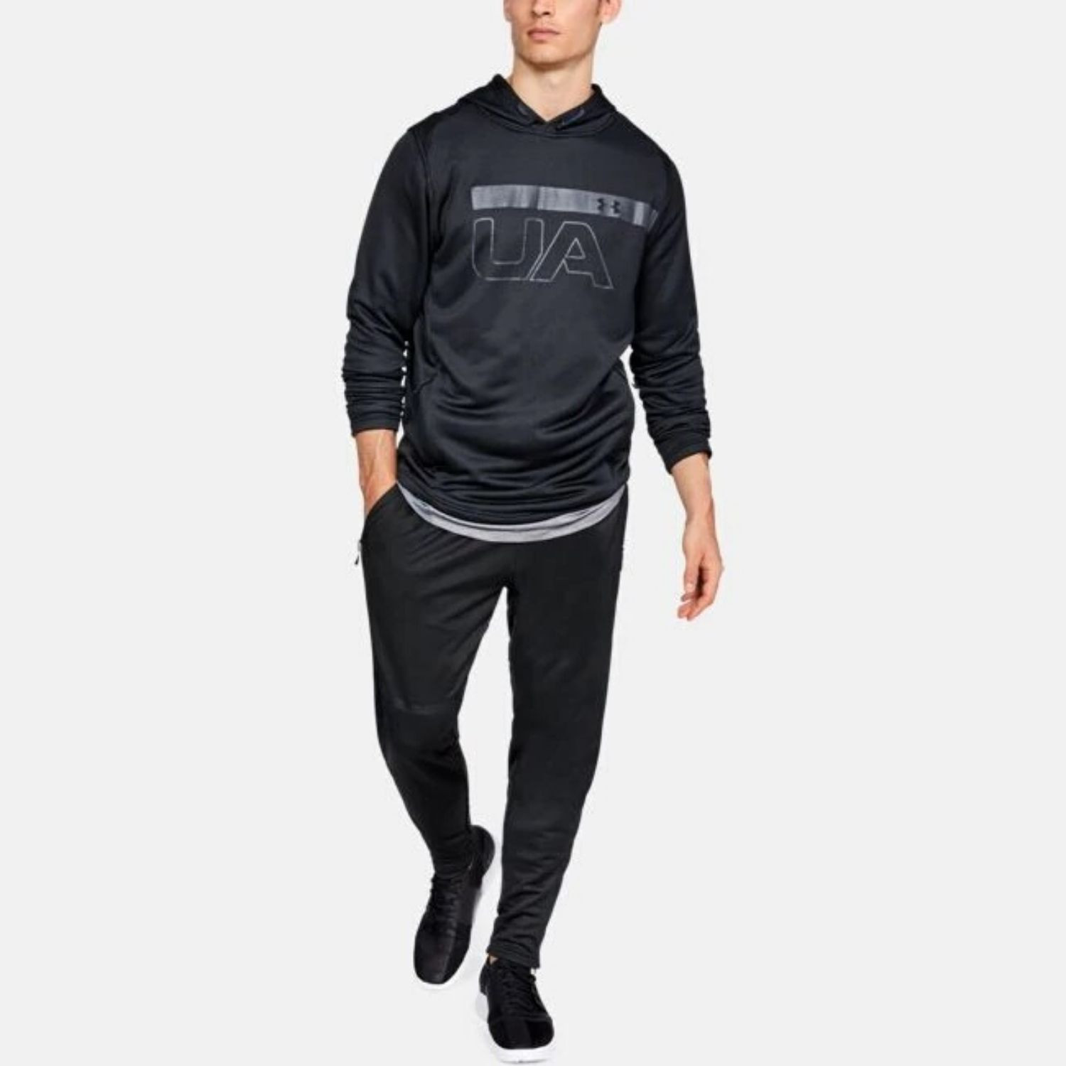 Tepláky UNDER ARMOUR Tech Terry Tapered Pant Black - Tepláky - 3