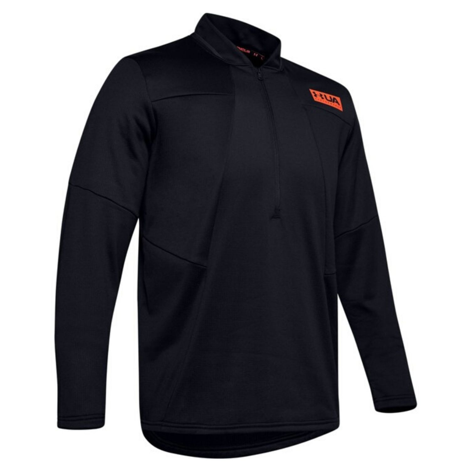Mikina UNDER ARMOUR Gametime Fleece 1/2 Zip Black/Red - Mikiny bez kapucne - 4