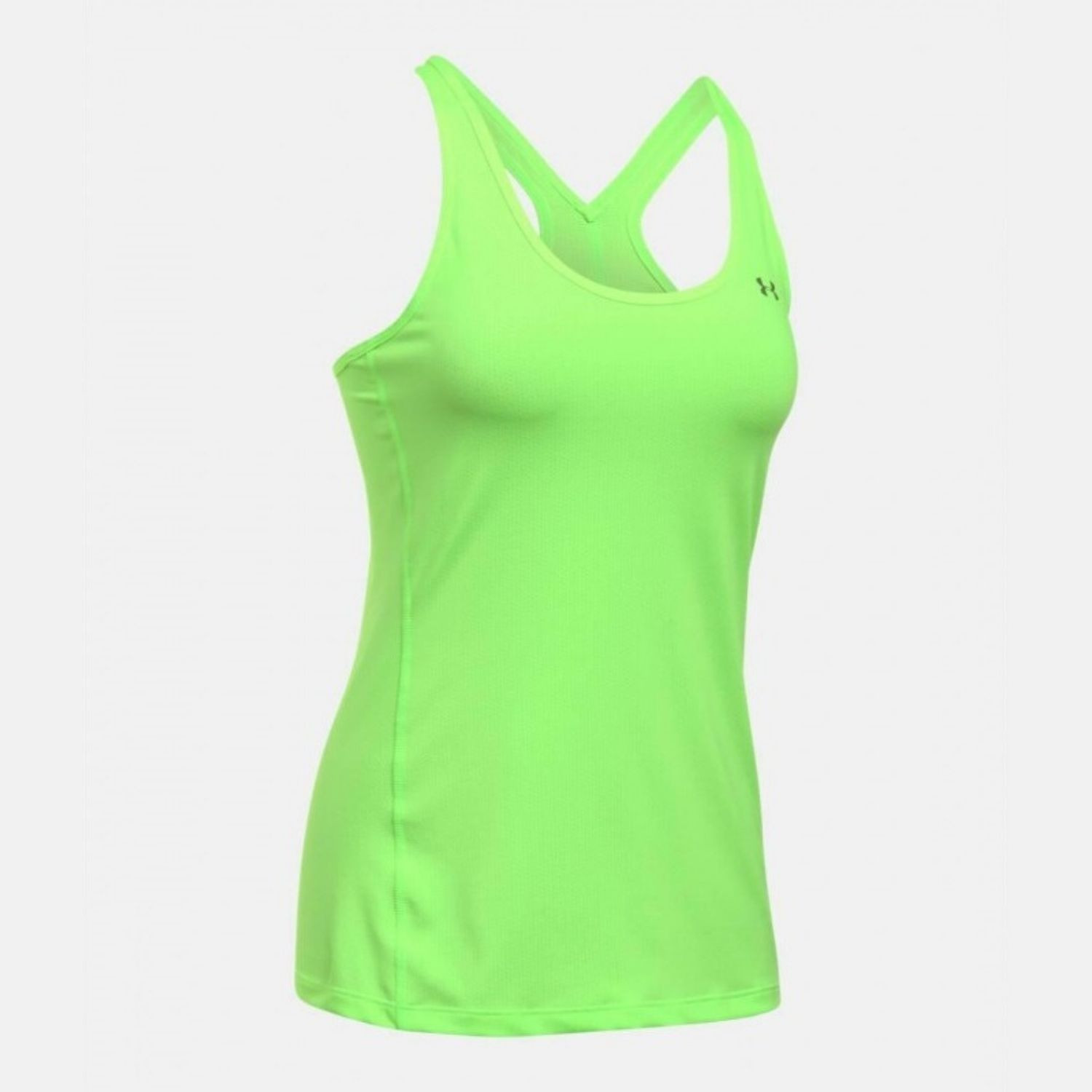 Tielko UNDER ARMOUR HeatGear Armour Racer Tank Neon Green - Dámske oblečenie - 4