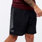Šortky UNDER ARMOUR Woven Graphic Short Black/Grey