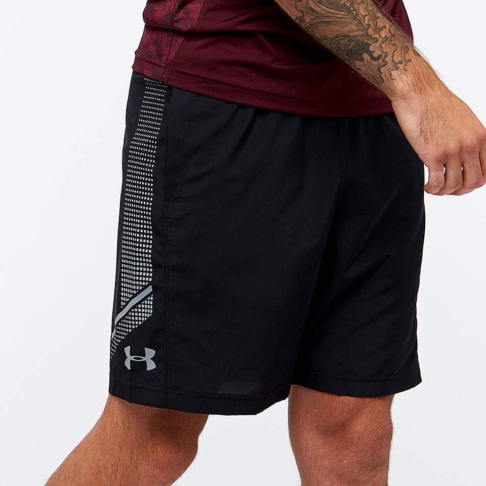 Šortky UNDER ARMOUR Woven Graphic Short Black/Grey - Kraťasy & Šortky - 1