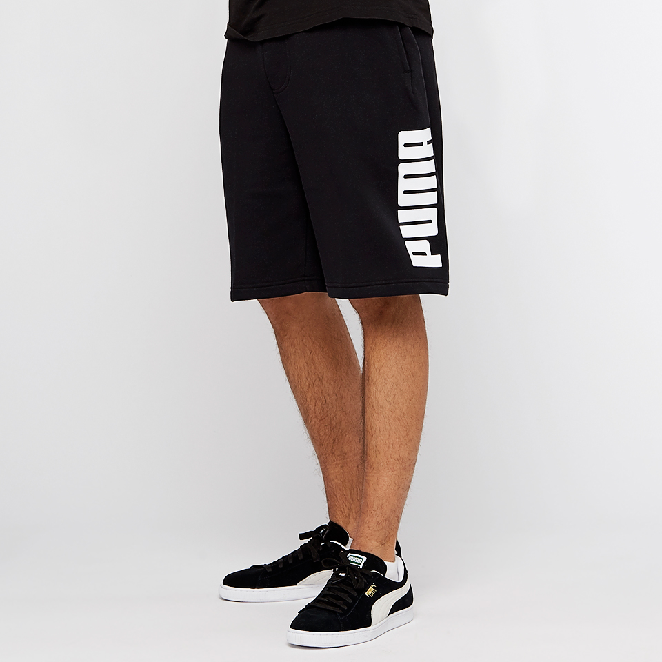 Šortky PUMA Rebel Sweat Black - Kraťasy & Šortky - 1