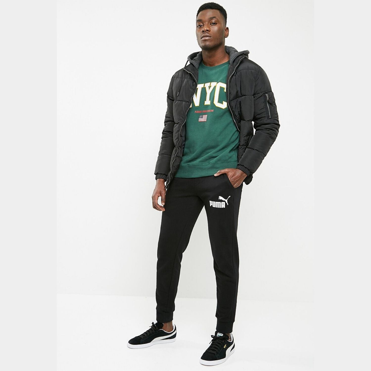 Tepláky PUMA Style Athletics TR Black - Tepláky - 4