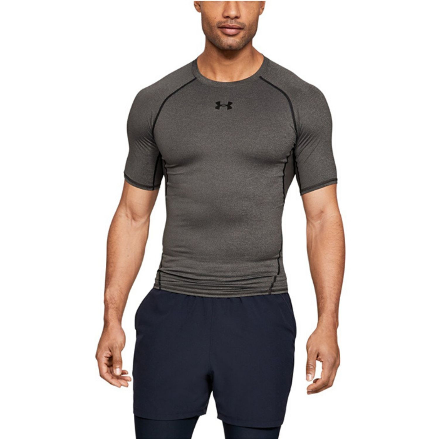 Kompresné tričko UNDER ARMOUR HG Armour SS Grey - OBLEČENIE - 1