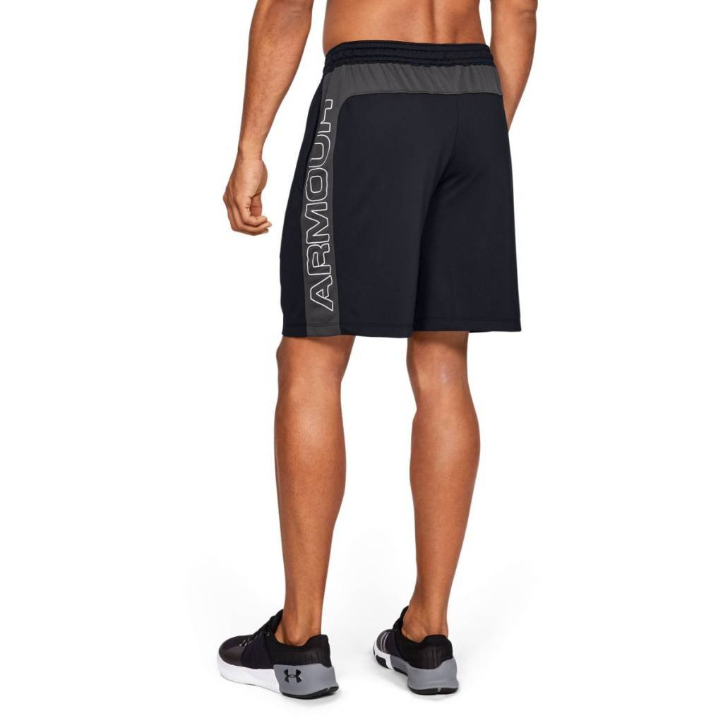 Pánské šortky UNDER ARMOUR MK1 Short Wordmark Black - Kraťasy & Šortky - 2