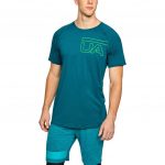 Tričko UNDER ARMOUR Raid 2.0 Graphic SS Turquoise