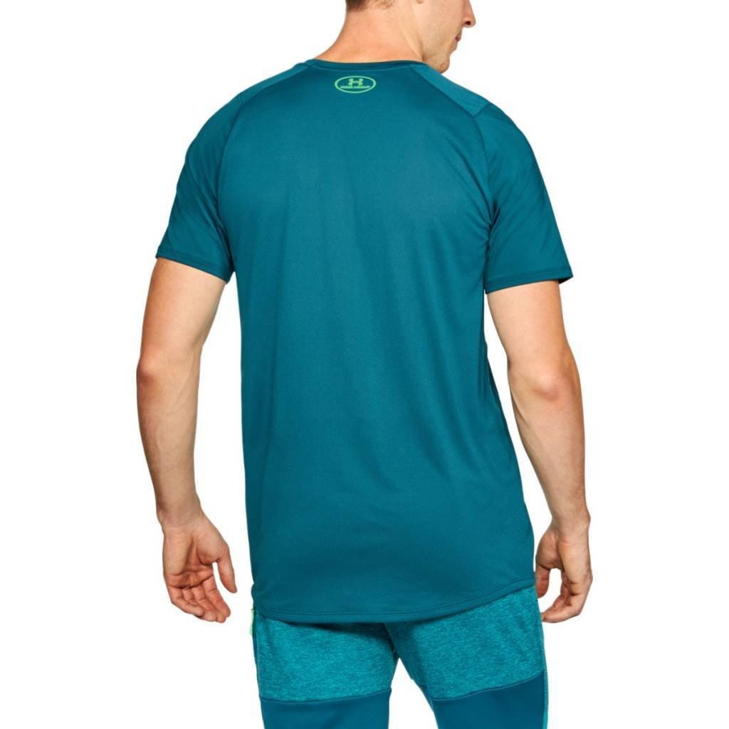 Tričko UNDER ARMOUR Raid 2.0 Graphic SS Turquoise - OBLEČENIE - 2