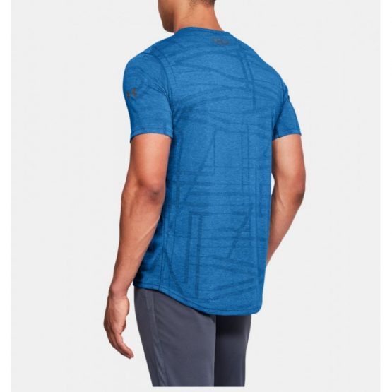 Tričko UNDER ARMOUR Threadborne Elite SS Blue - OBLEČENIE - 2