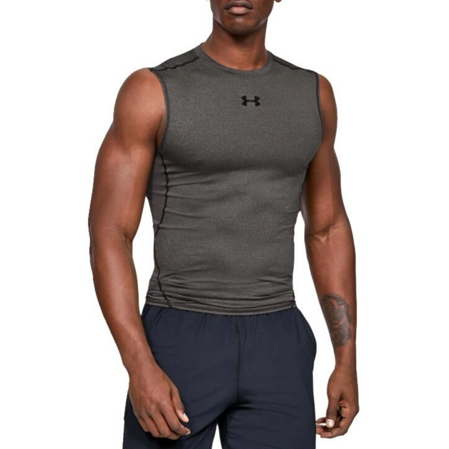 Kompresné tielko UNDER ARMOUR HG Armour SL Grey - OBLEČENIE - 1