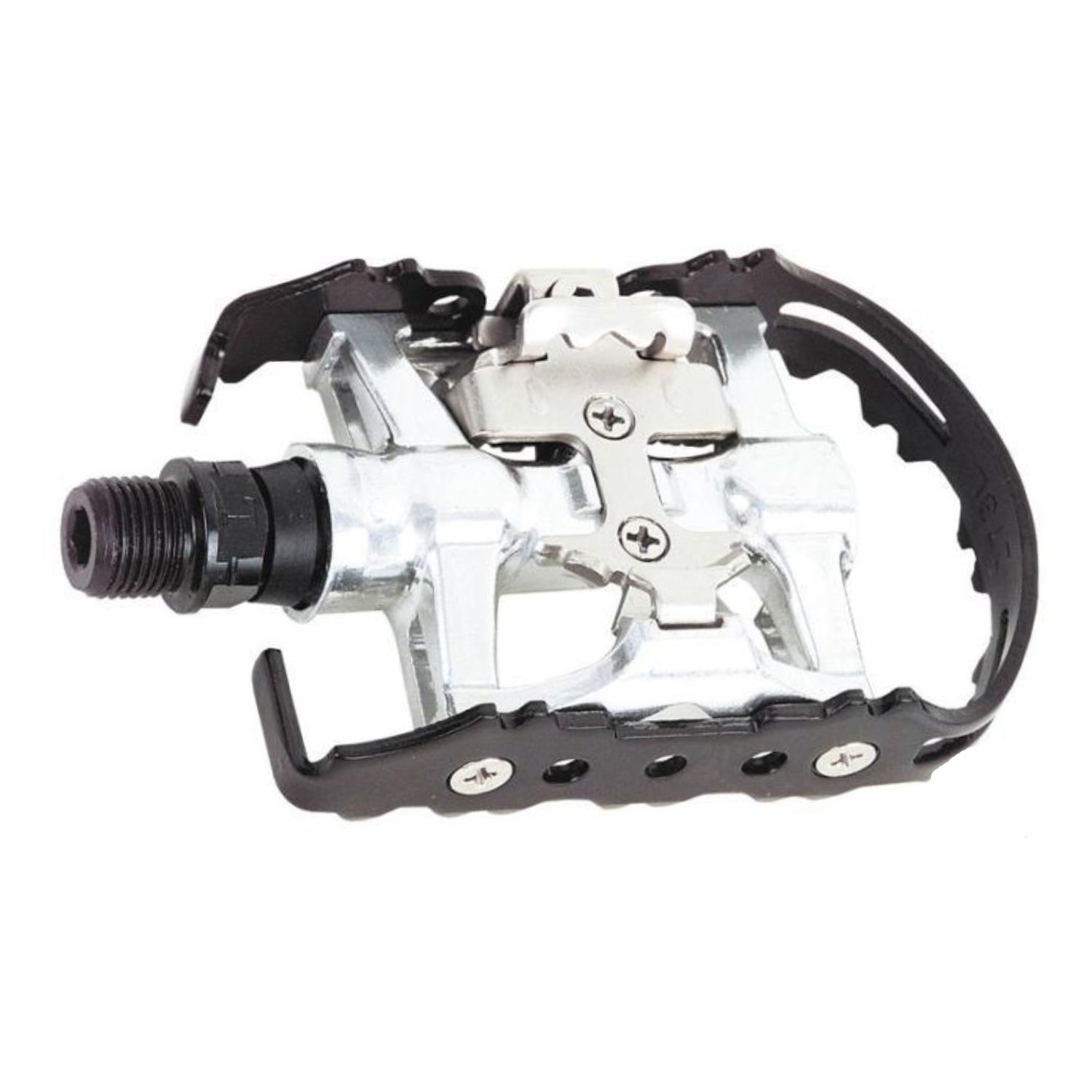 Pedále HIGH COLORADO Kombi SPD Black/Silver - Pedále - 1