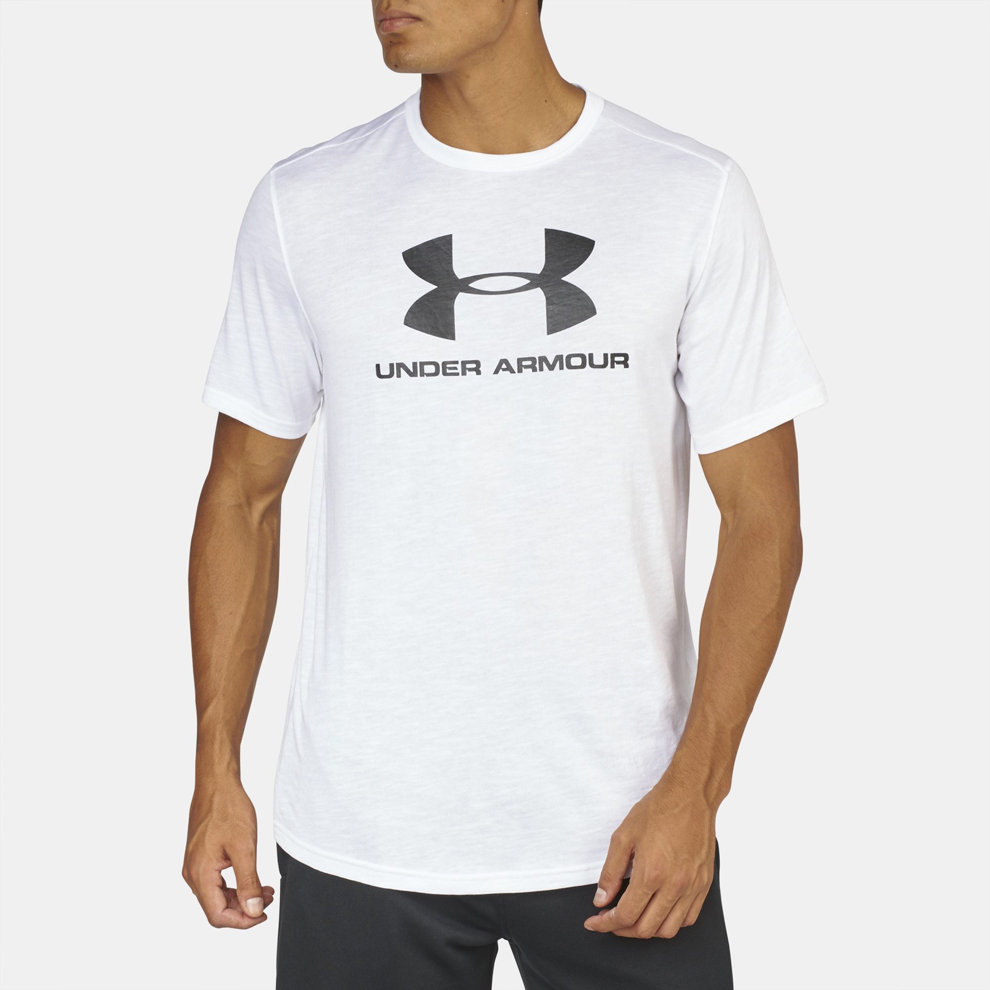 Tričko UNDER ARMOUR Sportstyle Branded White - OBLEČENIE - 1