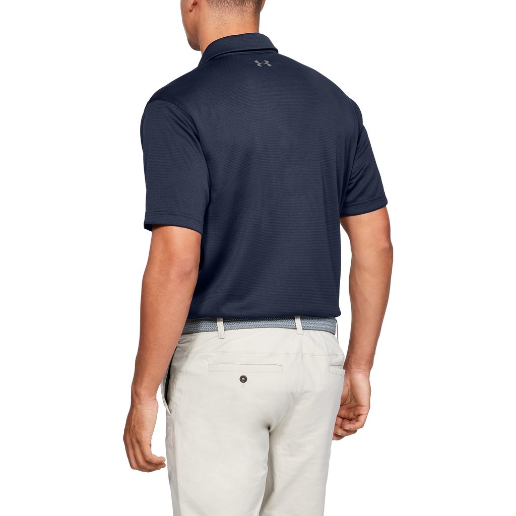 Polo tričko UNDER ARMOUR Tech Polo Dark Blue - OBLEČENIE - 2