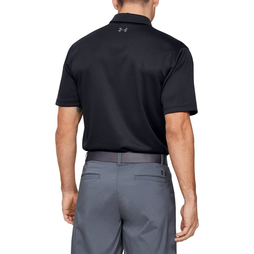 Polo tričko UNDER ARMOUR Tech Polo Black - OBLEČENIE - 2