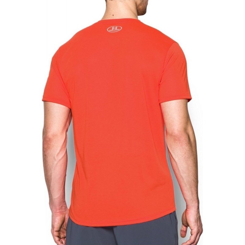 Tričko UNDER ARMOUR Threadborne Streaker SS Orange - OBLEČENIE - 2