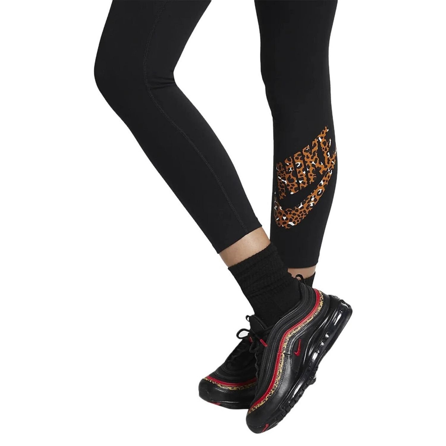 Legíny NIKE Tight NSW LA Black - Legíny - 3