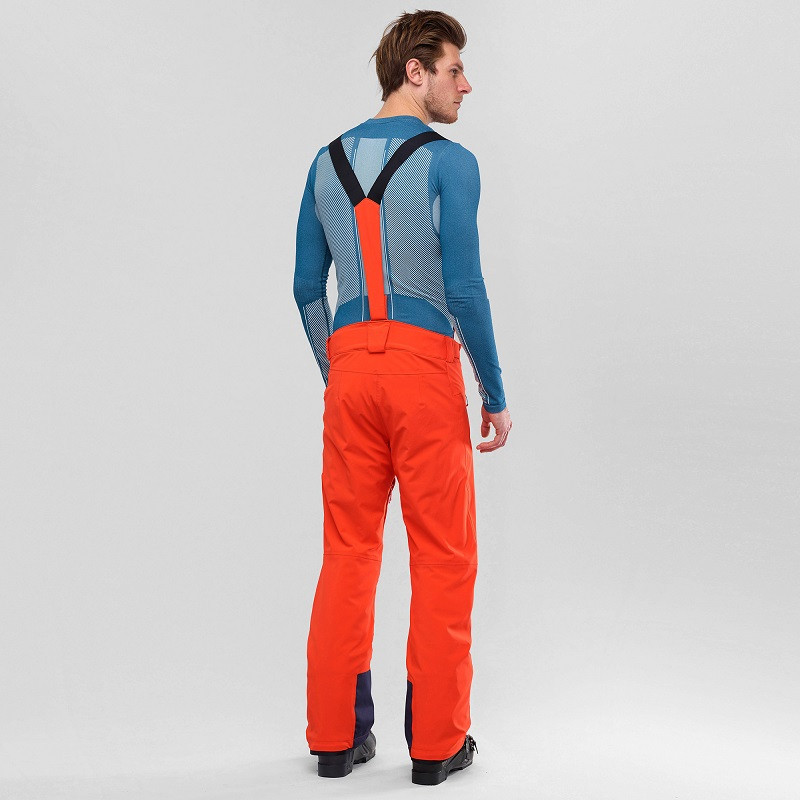 Lyžiarske nohavice SALOMON Iceglory Pant M Cherry Tomato - Lyžiarske nohavice - 2