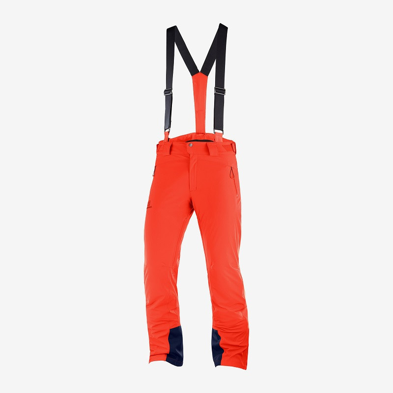 Lyžiarske nohavice SALOMON Iceglory Pant M Cherry Tomato - Lyžiarske nohavice - 3