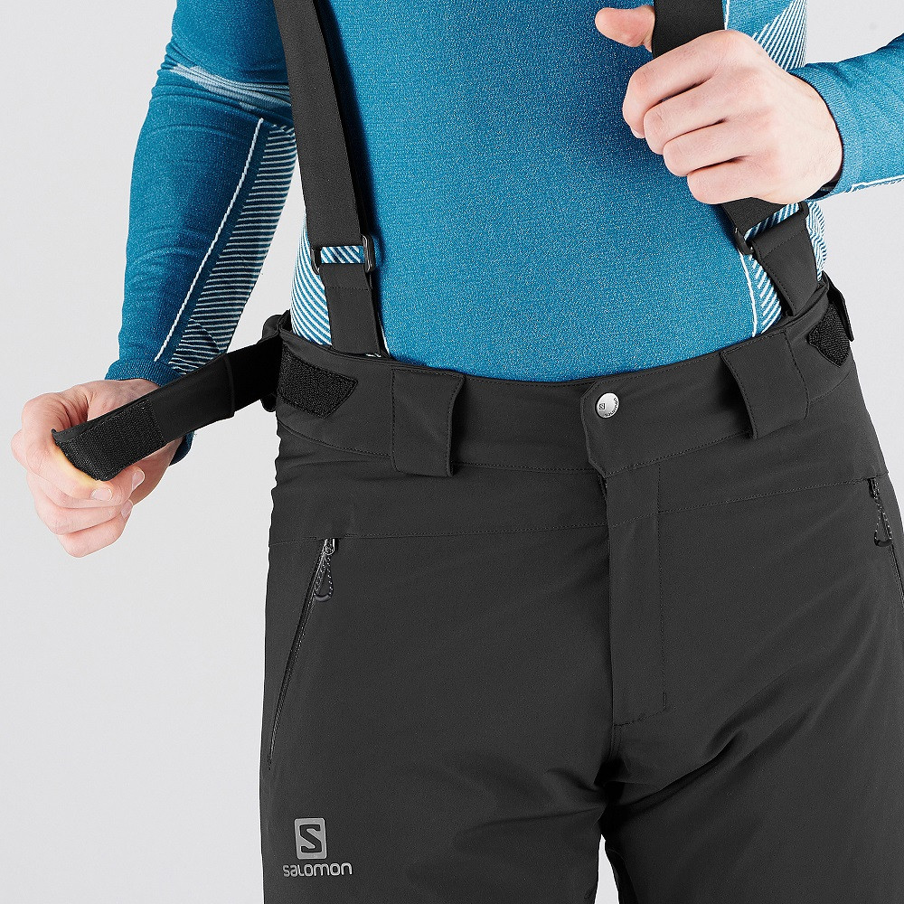 Lyžiarske nohavice SALOMON Iceglory Pant M Black - Lyžiarske nohavice - 4