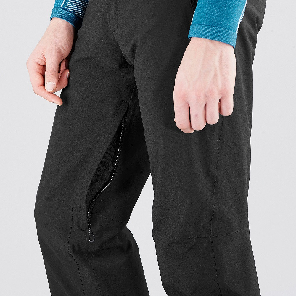 Lyžiarske nohavice SALOMON Iceglory Pant M Black - Lyžiarske nohavice - 5