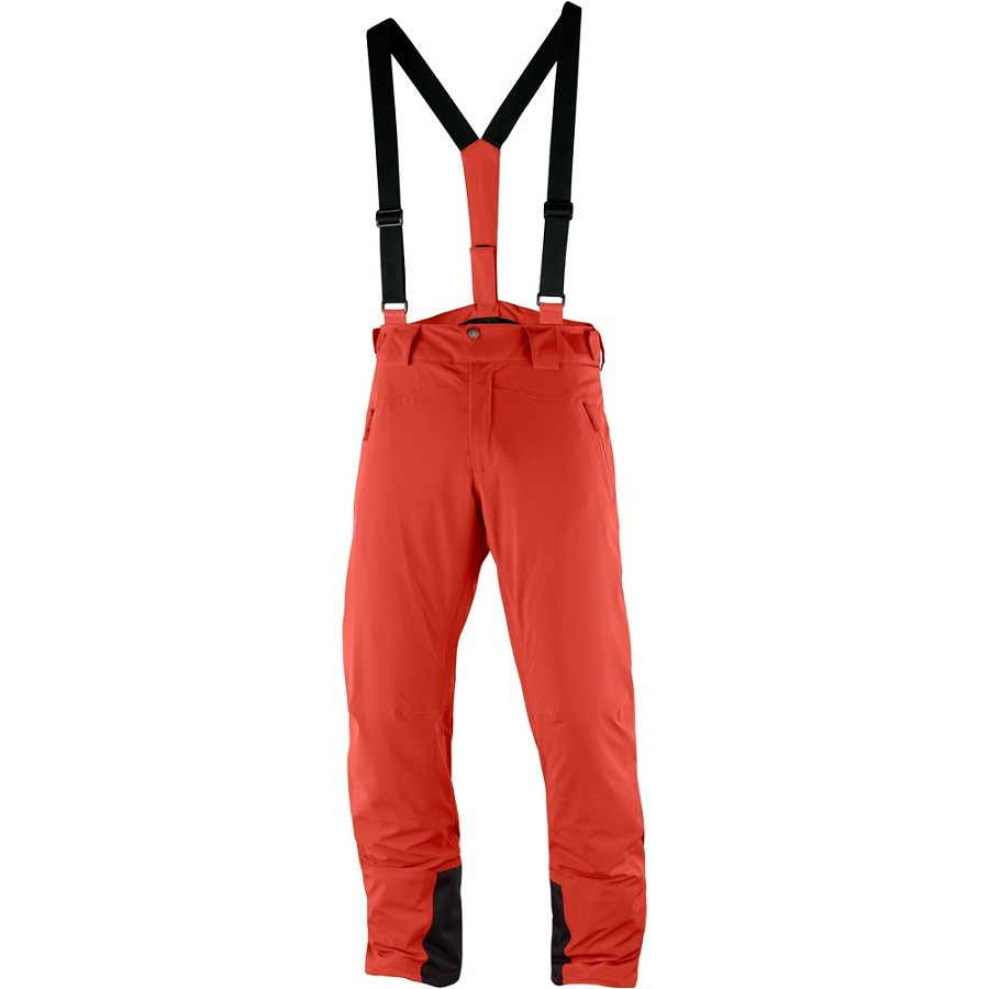 Lyžiarske nohavice SALOMON Iceglory Pant M Fiery Red - Lyžiarske nohavice - 1