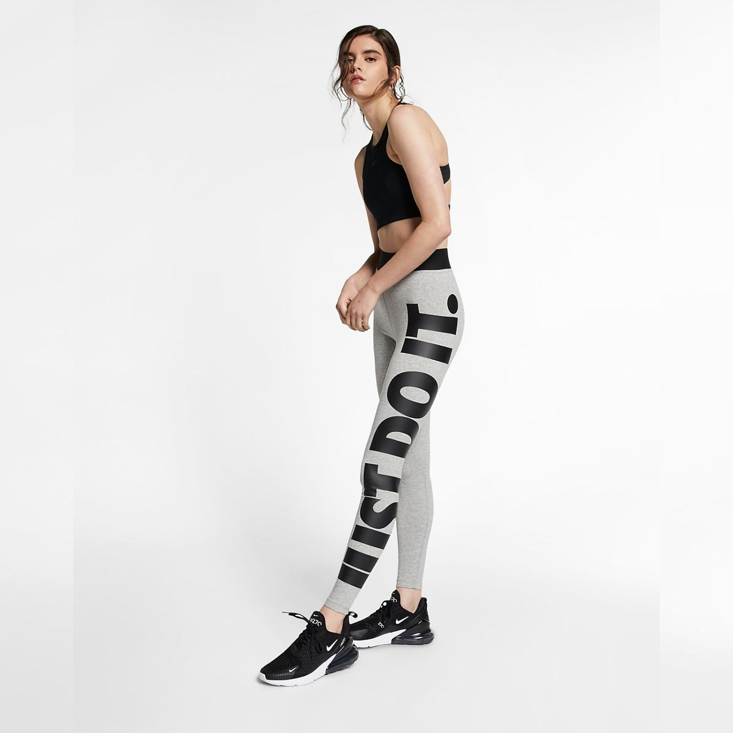 Legíny NIKE NSW Legasee HW JDI Grey/Black - Legíny - 3