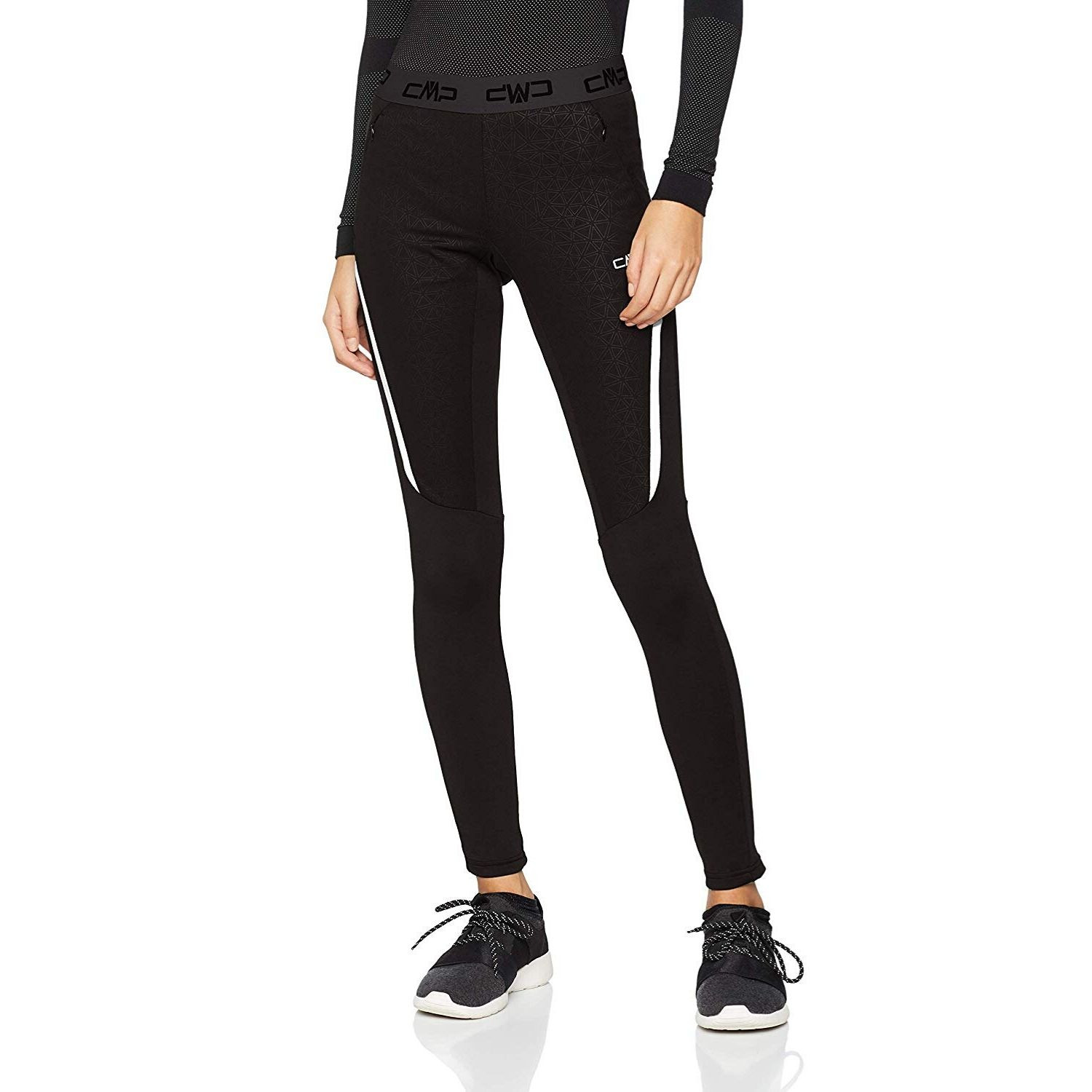 Legíny CAMPAGNOLO Long Pant Black / Grey - Nohavice na bežky a skialp - 1