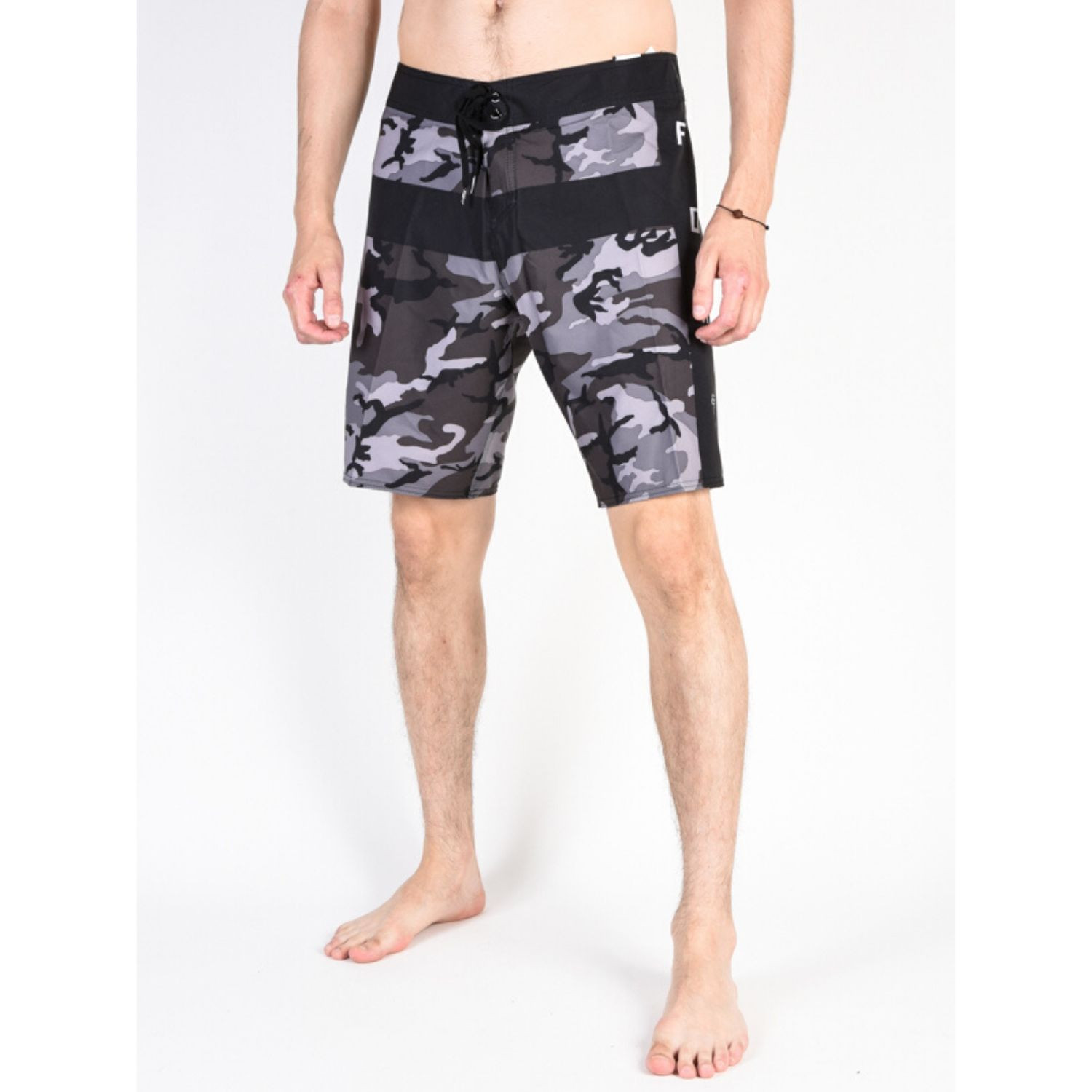 Pánske plavky FOX Moth Boardshort Black Camouflage - Plavky - 2