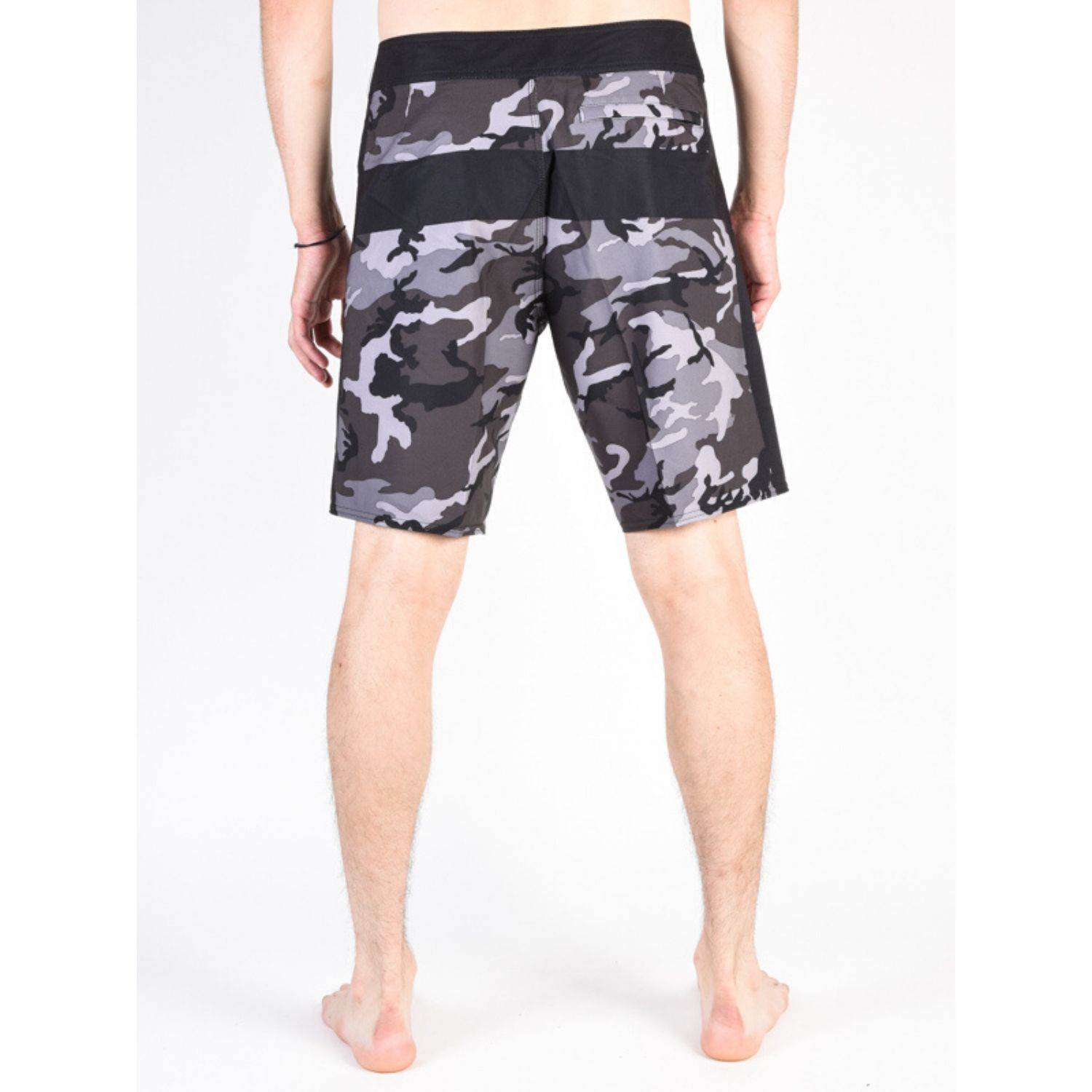 Pánske plavky FOX Moth Boardshort Black Camouflage - Plavky - 3