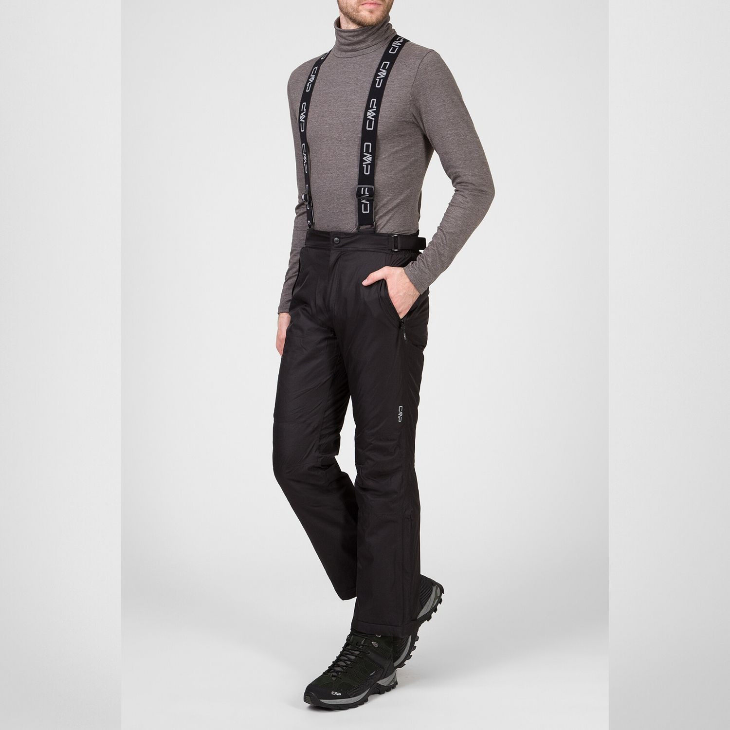 Lyžiarske nohavice CAMPAGNOLO Ski Salopette Black - Lyžiarske nohavice - 1