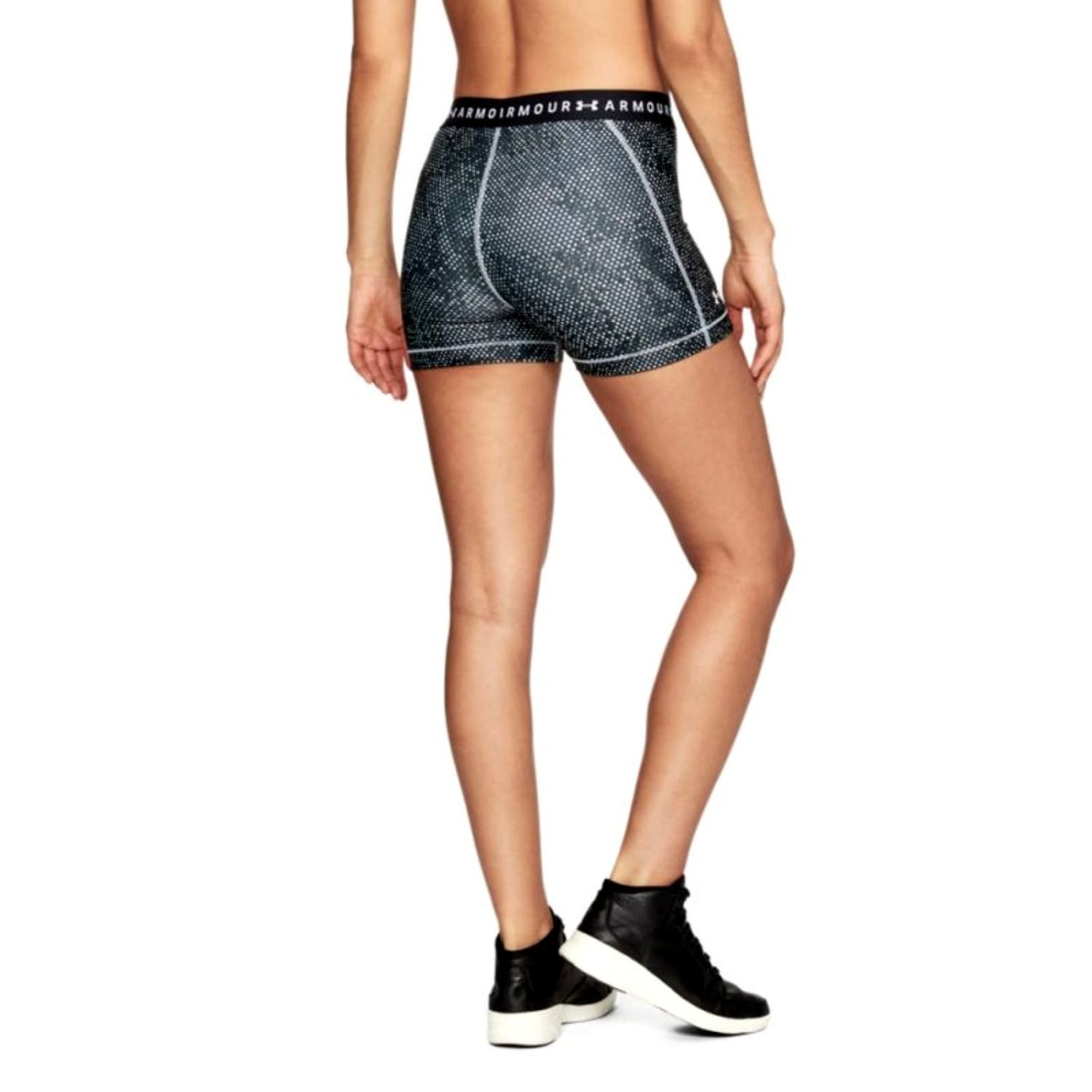 Šortky UNDER ARMOUR Printed Shorty Black - Dámske kraťasy & šortky & sukne - 2