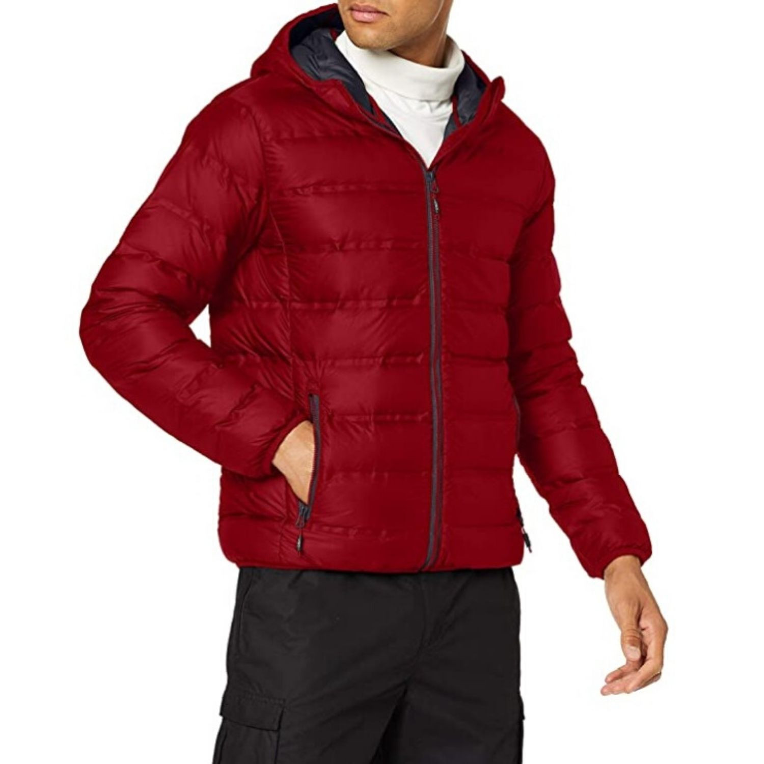 Bunda CAMPAGNOLO Man Jacket Fix Hood Red - Bundy & Vesty - 1
